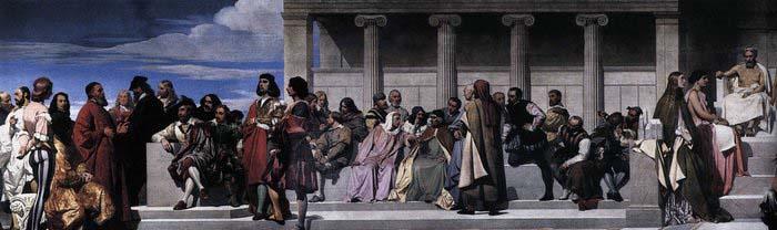 Paul Delaroche Hemicycle oil painting picture